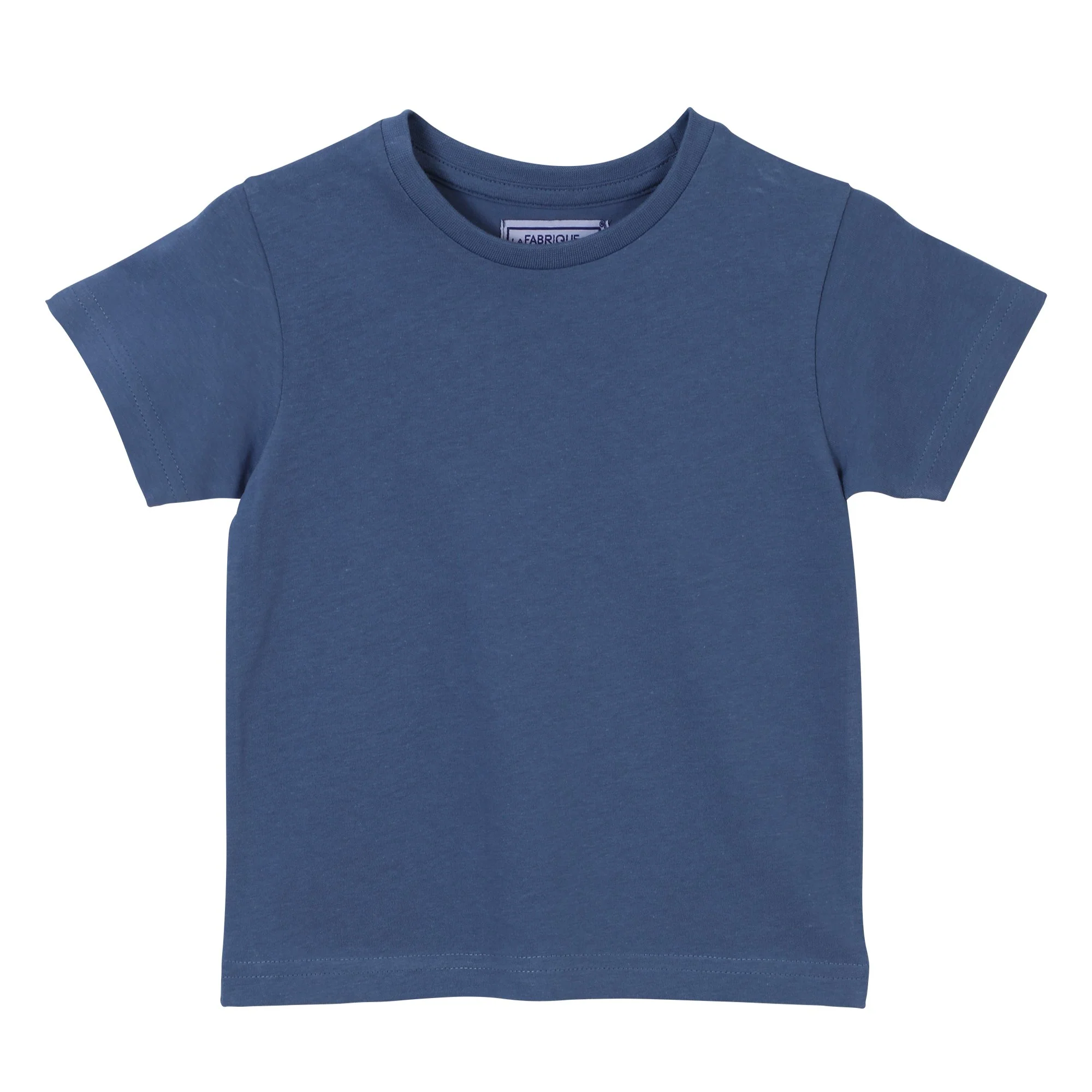 Tee-shirt uni manches courtes 3/12 ans - Gris - Image 5