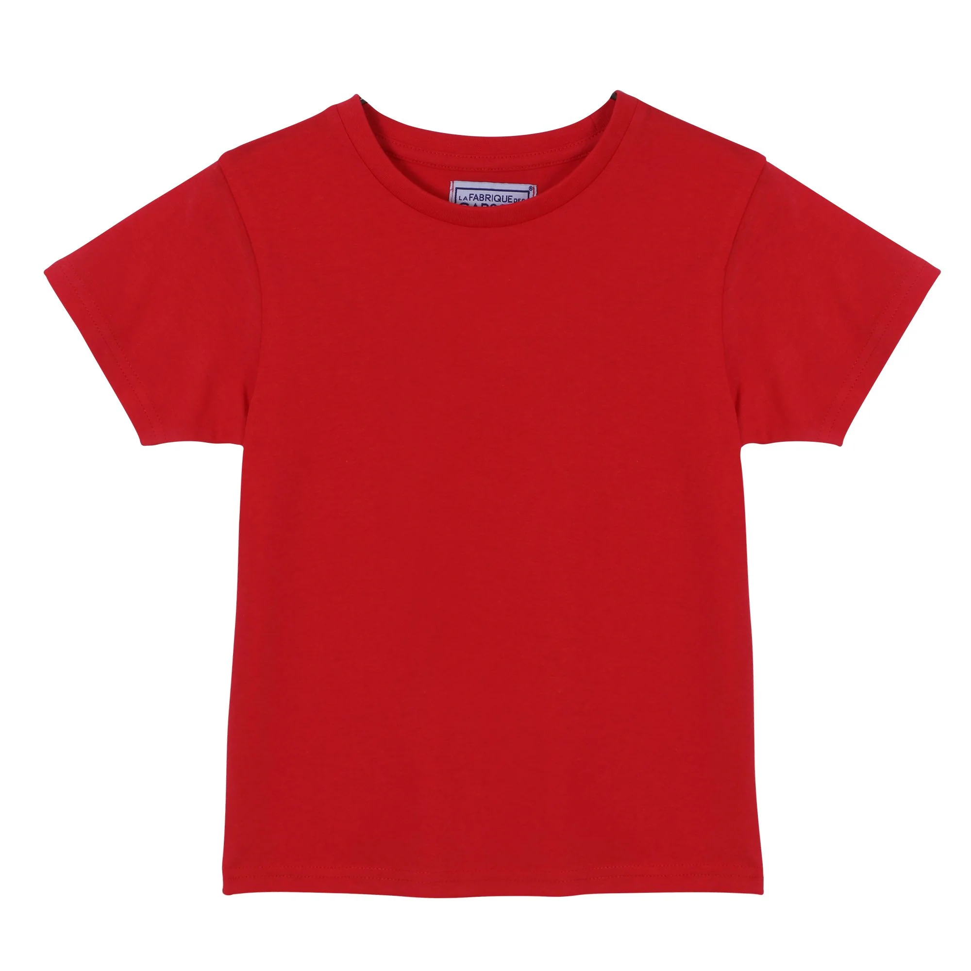 Tee-shirt uni manches courtes 3/12 ans - Noir - Image 3
