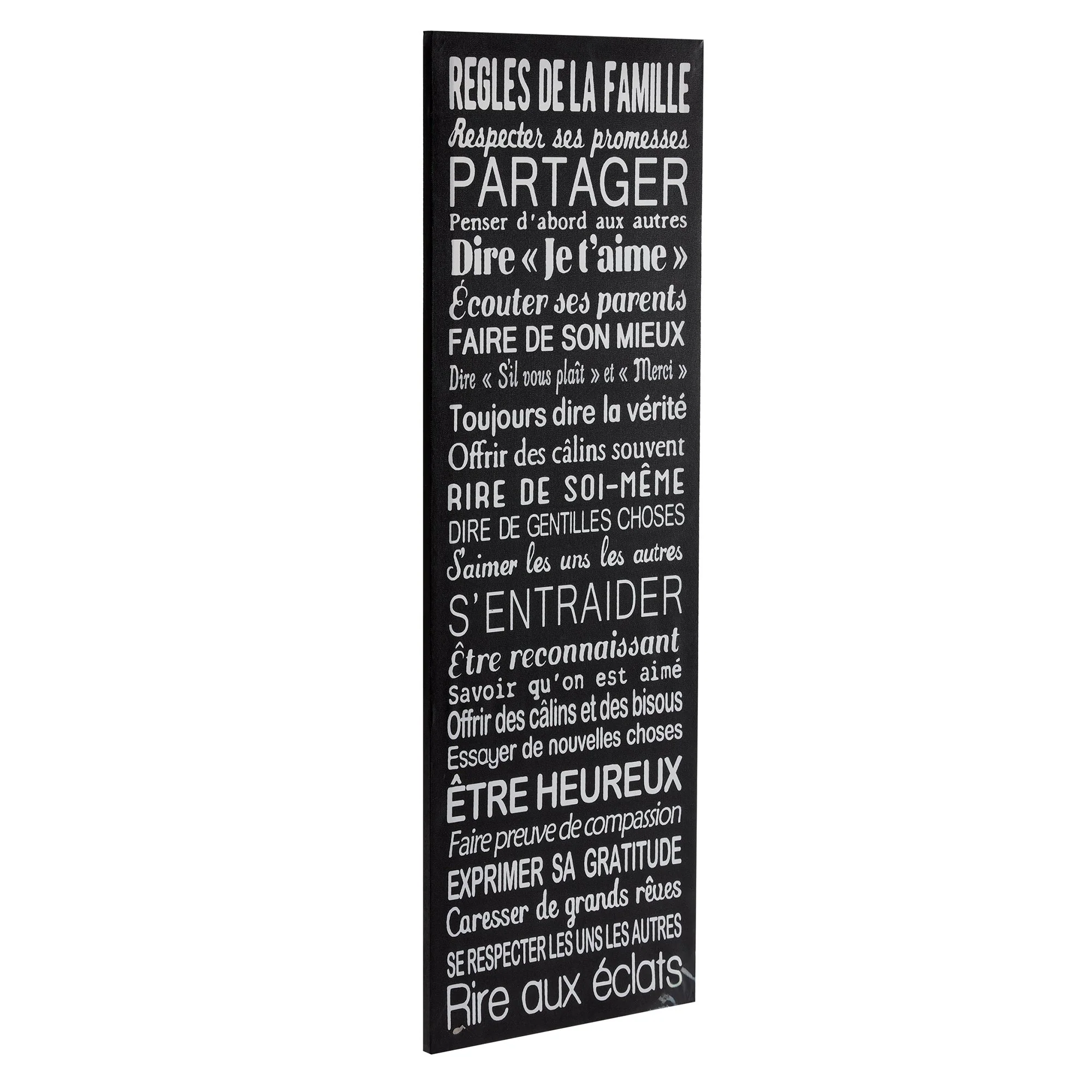 Toile imprimée des règles de la maison - Image 4