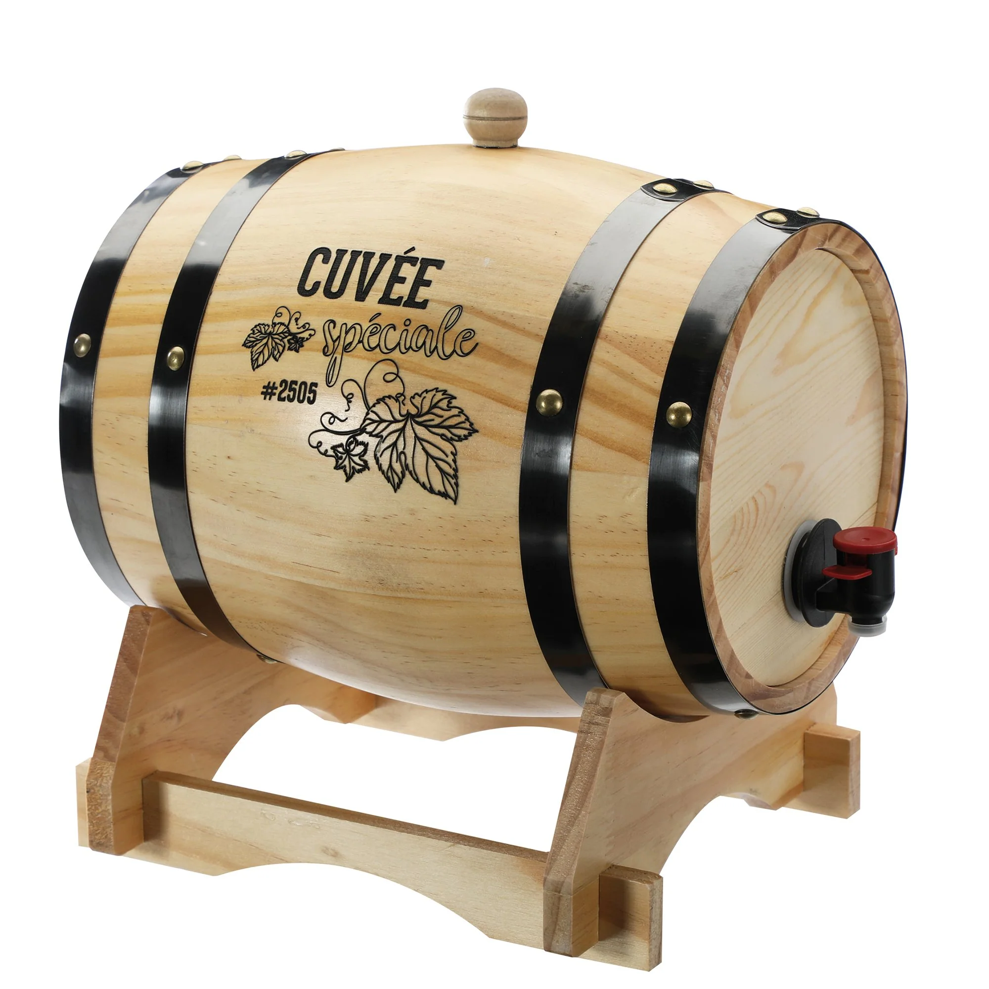 Tonneau à vin en bois 5L