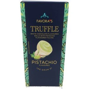 Truffes chocolat blanc pistache