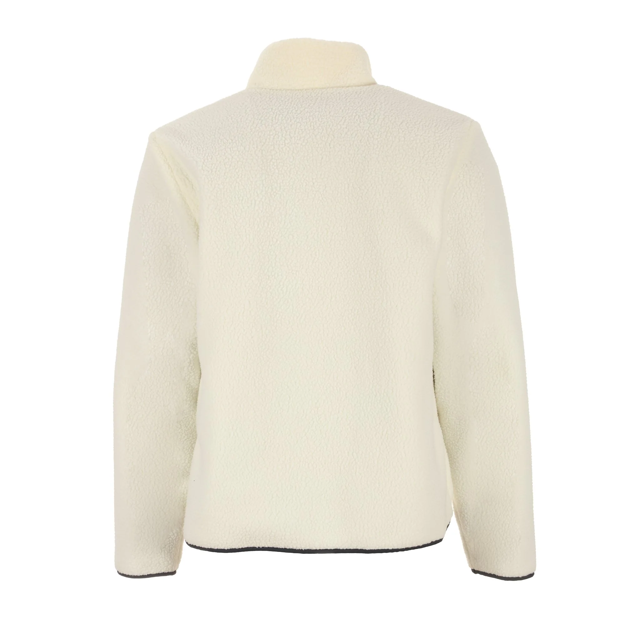Veste polaire bi matière  - Blanc - Image 2
