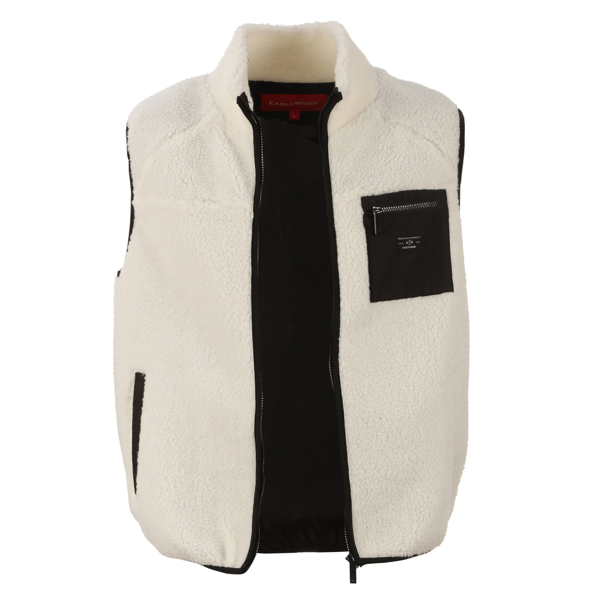 Veste sans manches sherpa  - Blanc - Image 2