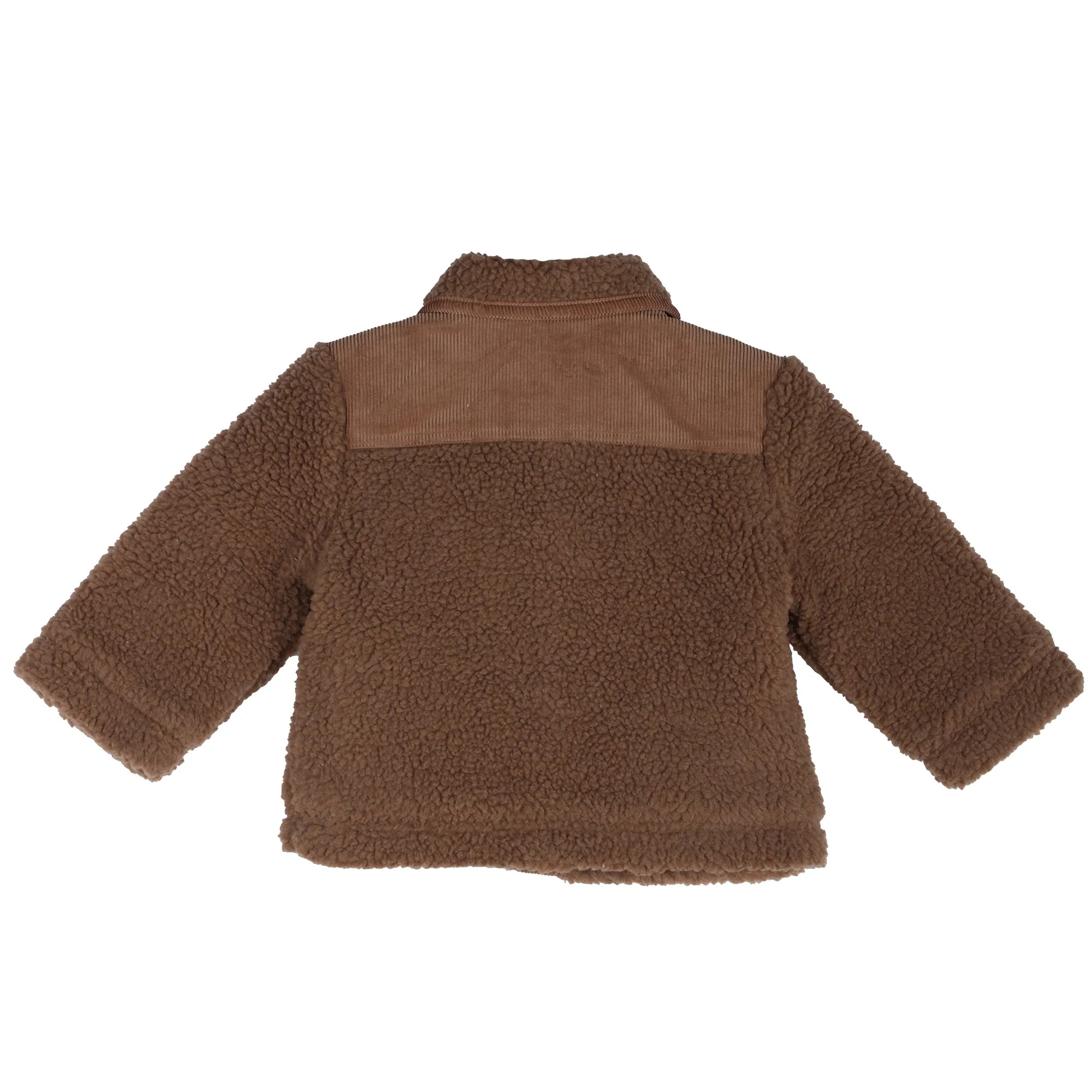 Veste sherpa 6/36 mois  - Marron - Image 2