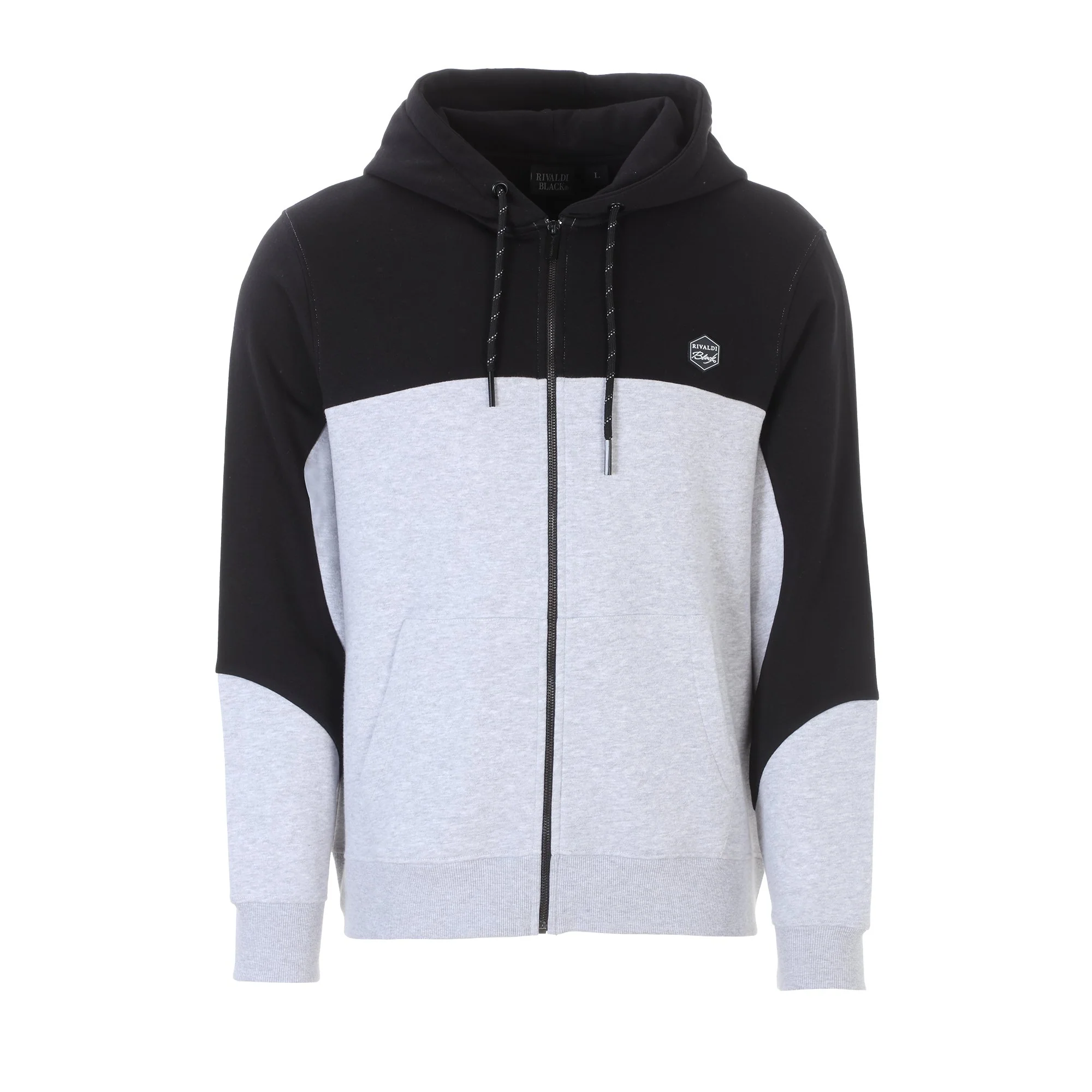 Veste zippée à capuche  - Gris - Image 3